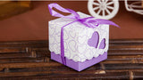 30pcs Love Heart Paper Packaging Display Box 5x5x5cm