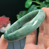 Natural Burmese Emerald Dark Green 54-64mm Bracelet Princess Jewelry