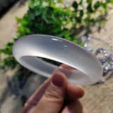 Zheru Jewelry Natural Agate Chalcedony 54-62mm Bracelet