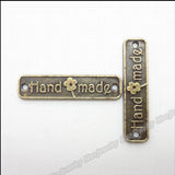 70pcs Vintage Charms Rectangle Pendant Antique Bronze DIY Metal Jewelry Making