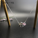925 Silver Necklace Women Pendant Birthday Gift Choker Anniversary