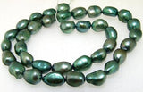 7mm Green Freshwater Pearl Loose Beads Full Strand DIY Necklace Material
