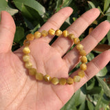 Natural Tiger Eye Bracelet Diamond Shape Crystal Healing Stone Jewelry