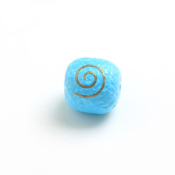 Green/Blue Magnesite Pillar DIY Jewelry Making Beads Nature
