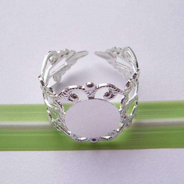Adjustable 8mm Ring Base for Women Rings Making DIY Ring Blanks
