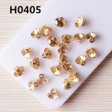 200PCS Alloy Charm Caps for DIY Necklace Bracelet 8*9MM