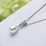 High Pearl Jewelry AAAA Freshwater Pearl Pendant 925 Silver Women Gift