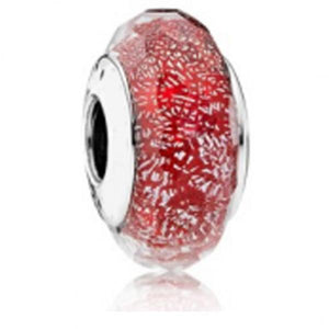 925 Silver Glass Beads Stars String Bracelet