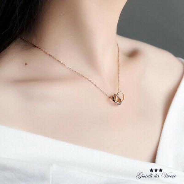 Removable Necklace Braided Rings Finger Adjustable