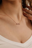 Dainty Pave Diamond Name Necklace For Women