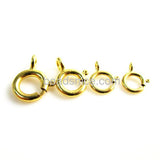 Gold-Filled Ring Clasp for Necklace, Beadsnice Jump Ring