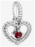 12 Months Stone Dangle 12 Charm Holiday 925 Silver Accessories Bracelet