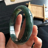Burmese Emerald Oil Green 54mm-64mm Bracelet Princess Jewelry