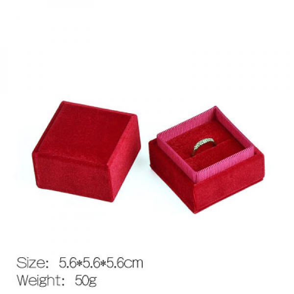 Multicolor Corduroy Pendant Box, 5.6*5.6cm, Jewelry Packaging Case