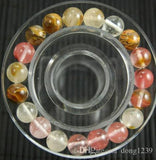10mm Multicolor Tourmaline Watermelon Pearl Bracelet 7.5