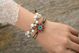 Freshwater Pearl Wrap Bracelet Bohemia Friendship Jewelry
