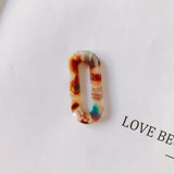 40pcs Acrylic Charms Floral Oval Round Geometry Necklace Earring Pendants