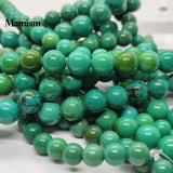 Green Turquoise 8mm Beads for DIY Jewelry Making