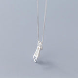 S925 Sterling Silver Scrub Cat Pendant Necklace