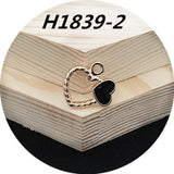 100PCs 17*18MM Enamel Heart Charms Oil Drop Necklace Pendants