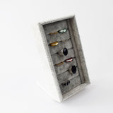7 Slots Velvet Ring Organizer Drawer Jewelry Tray Storage Counter