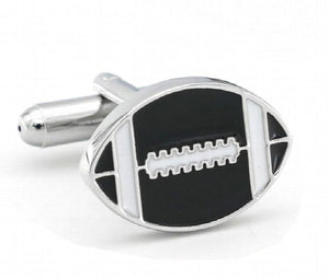 iGame Arrival Football Cuff Links Rugby Player Men's Brass Cufflinks