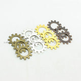 40pcs Steampunk Gears Jewelry Charms 25mm