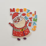 100pcs Christmas Santa Claus Patch Iron On Applique for Kids