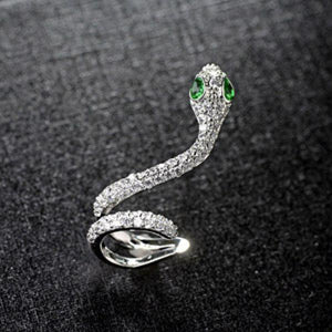 Punk Snake Ear Cuff Personality Clip Earrings Asymmetric Female Graceful E642