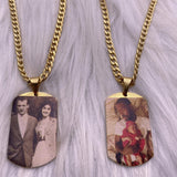 Cartoon Pendant Necklace for Women Men Couples