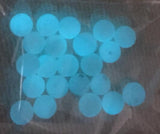 20pcs Luminous Glowing Beads, 6-18MM Iceland Spar Crystal Round Beads