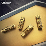 Stainless Steel Geometric Slider Beads 8*4mm Square Hole DIY Bracelets