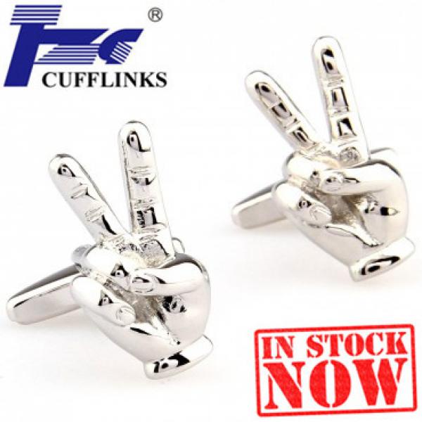Stylish Metal Cufflink Cuff Link 2 Pairs Set