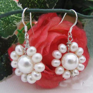 Arrival Favorite Flower Pearl Earring Freshwater Pearl S925 Sterling Silver Hook