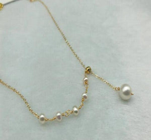 Freshwater Pearl Pendant Necklace Chain for Women