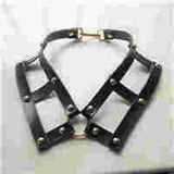 Harajuku Hot Dark Rivet Punk Goth Leather Choker Belt