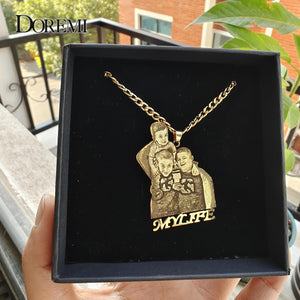 DOREMI Photo Necklace Memory Jewelry for Kids
