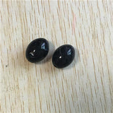 170pcs Acrylic Marble Effect Elliptical Egg-Shaped Beads for DIY Jewelry Making
