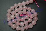 High Rose Quartz Round Loose Beads DIY Necklace Making