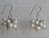 Freshwater Pearl Dangle Earrings Wedding Birthday Women Gift