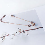 Rose Classic Spring Cylinder Bracelet Woman Gift Titanium Steel Jewelry