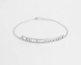 Personalized Roman Numerals Anklet Stainless Steel Jewelry