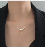 Fupai Natural Pearl Necklace Women's Sweater Chain Clavicle Chain