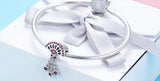 925 Silver Chinese Style Fan Charms Beads for DIY Jewelry