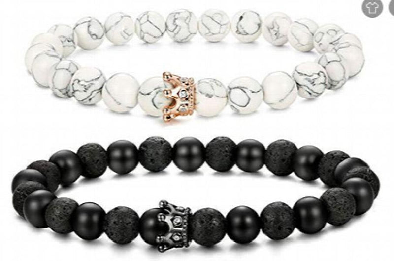 Crown Suit Beaded Bracelet