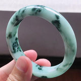 Zheru Jewelry Natural Myanmar Jade Bracelet for Mom Girlfriend