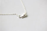925 Silver Whale Pendant Necklace for Women