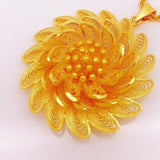 European Hot Fine Woman Girl Party Birthday Wedding Flower Pendant Charm