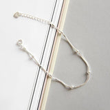 925 Silver Snake Chain Bracelet for Women YMB016