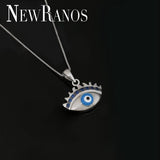 925 Silver Evil Eye Necklace Lucky Eye Pendant